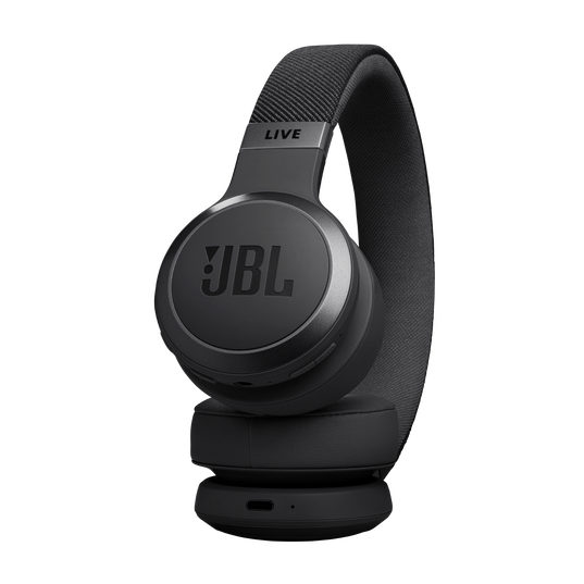 JBL Live 670NC - Black - Wireless On-Ear Headphones with True Adaptive Noise Cancelling - Detailshot 2